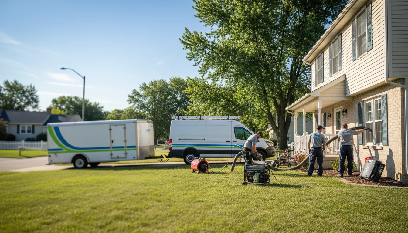 Flooded Basement Restoration And Cleanup With Repair in Lenox, IA near me